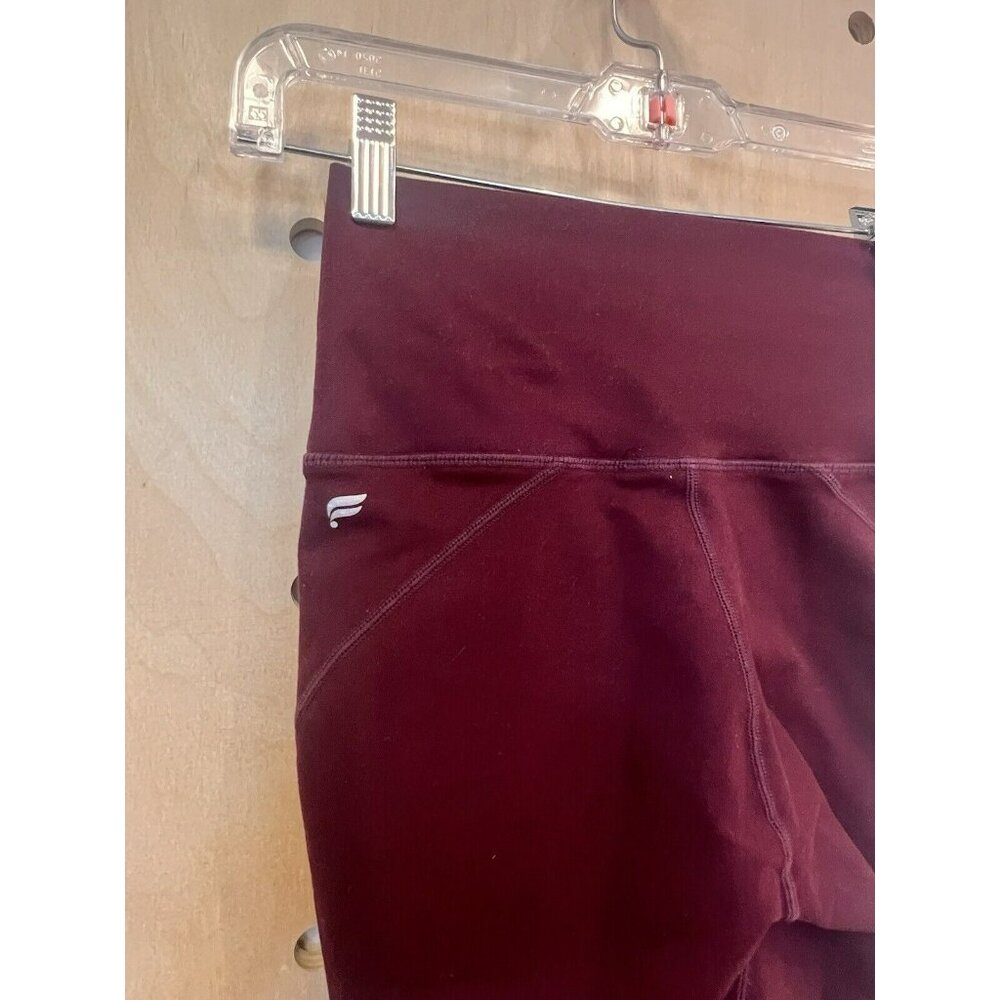 Fabletics Zone 7/8 Fuschia Color Block High Waist… - image 7